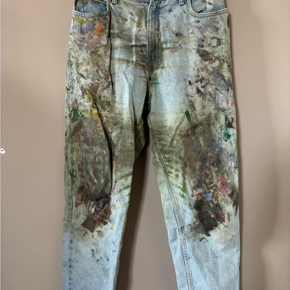 Women’s Genuine Painter’s Jeans, Vintage Land’s End, 100% Cotton